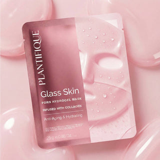Plantifique Glass Skin Hydrogel PDRN Face Mask with Vegan Collagen & Ceramides