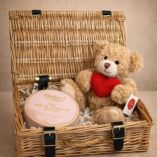 Mother’s Day Luxury Hamper – Champagne Chocolate & Keepsake Teddy