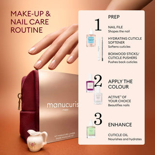Manucurist Ready, Set, Shine! Active™ Mini Nail Polish Duo Gift Set – Shine Icy & Glow Blueberry