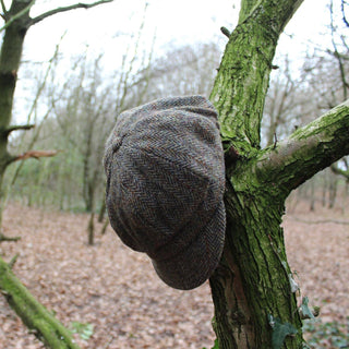 Harris Tweed Newsboy Cap – Genuine Harris Tweed 8-Piece Baker Boy Hat