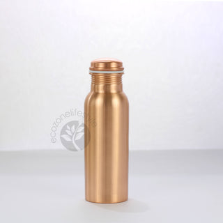 Plain Matt Copper Water Bottle – 700ml