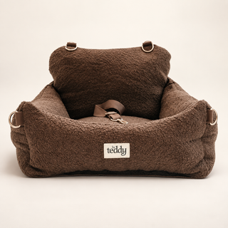 By Teddy Bouclé Dog Car Seat, Travel Bed & Carry Bag