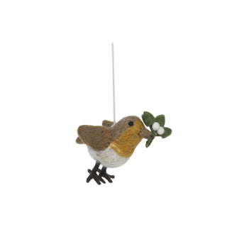 Sophie Allport Robin Christmas Crackers – Set of Six (Eco-Friendly Christmas Table Setting)