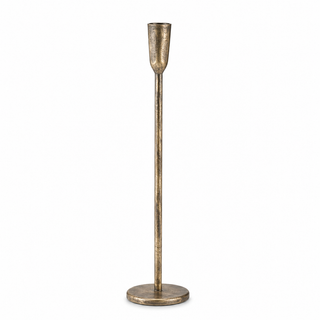 Nkuku Mbata Large Brass Candlestick