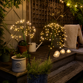 Solar LED Dandelion Garden Light Stake – Warm White