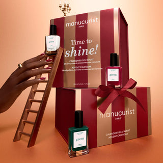 Manucurist Time to Shine Advent Calendar – 24 Full-Size Nail Polish, Care & Accessories worth £312