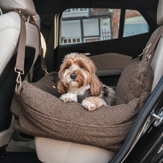 By Teddy Bouclé Dog Car Seat, Travel Bed & Carry Bag