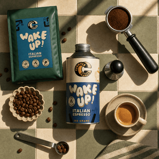 Strong Espresso Coffee Beans Refill Pouch 350g | Counter Coffee | Free UK Delivery