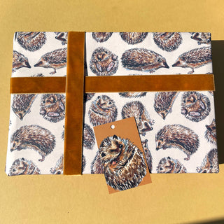Hedgehog wrapping paper Sheets