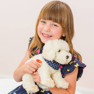 Hermann Teddy Collection Labradoodle Soft Toy with Star Scarf