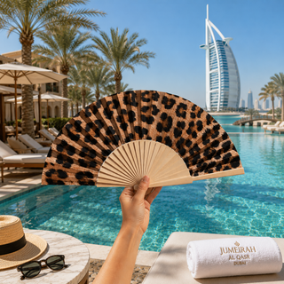 Fantastico Fans Leopard Print Hand Fan | Summer Gift