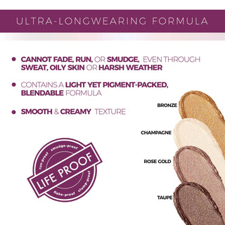 Blinc Clean & Vegan Eyeshadow Stick – Long-Wear, Water-Resistant Cream Shadow