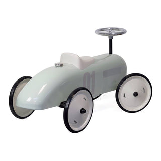 Vilac Vintage Metal Ride-On Car – Pale Sage