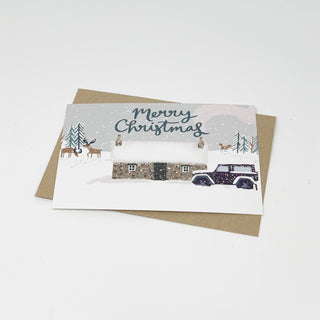 Bothy in the Snow Merry Christmas Card Pack