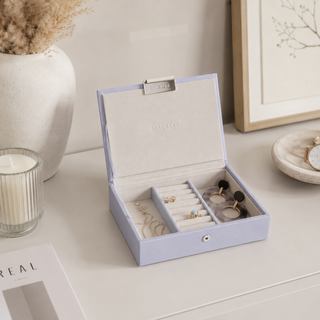 Stackers Mini Jewellery Box Lid – Velvet Jewellery Organiser
