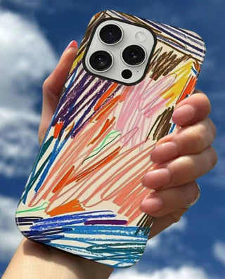 Phone Case iPhone | Silicone + MagSafe | Graffiti Design Art