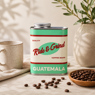 Guatemala Whole Coffee Beans Tin 250g – Ride & Grind | Free UK Delivery
