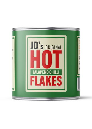 JD's Hot Jalapeño Chilli Flakes - 35g Tin
