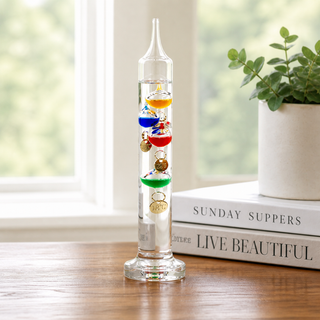 Galileo Thermometer – Decorative Glass Temperature Gauge