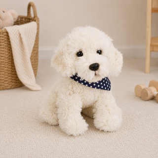 Hermann Teddy Collection Labradoodle Soft Toy with Star Scarf
