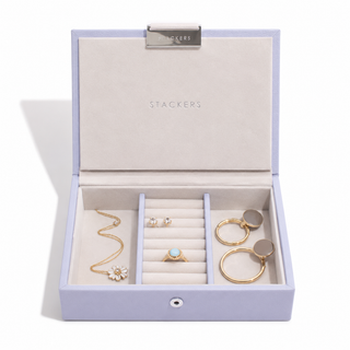Stackers Mini Jewellery Box Lid – Velvet Jewellery Organiser