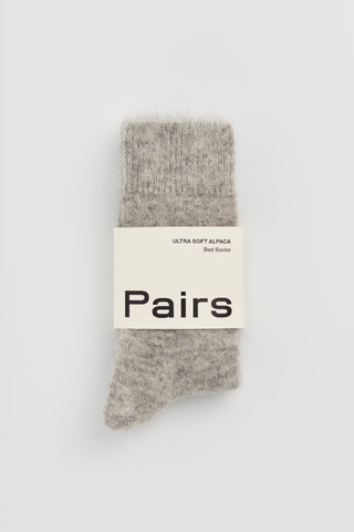 Correct Grey Ultra Soft Alpaca Bed Socks