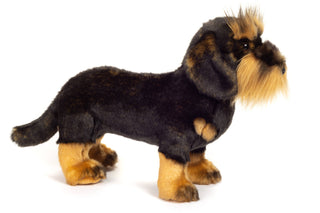 Wire-Haired Dachshund Soft Toy – Recycled Plush Dog | Hermann Teddy Collection