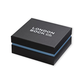 London Sock Company Dash of Class Stone Rose – Men’s Cotton Socks, 6 Pair Gift Box (Size M, 8-10.5)