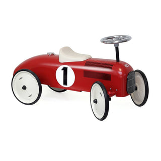 Vilac Vintage Metal Ride-On Car – Red