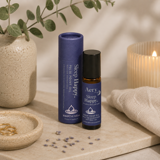 Aery Happy Sleep Pulse Point Oil | Lavender & Chamomile Sleep Roll-On