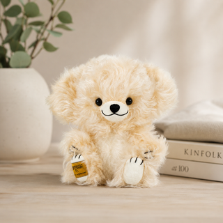 Limited Edition Merrythought Teddy Bear – Cheeky Macaron Bear (Vanilla)