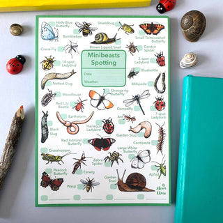 Mini beasts Wildlife spotting notepad