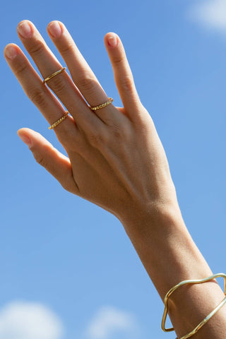 Selene Gold Ring - Fully Adjustable