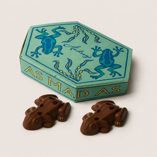 Audrey’s Chocolates Box of Frogs Handmade Milk Chocolate Frogs – Valrhona Chocolate