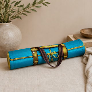 Holistic Silk Aegean Lavender Yoga Rug Mat