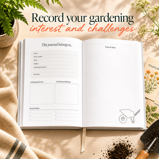 Yop & Tom Gardening Journal | Garden Planner & Log Book