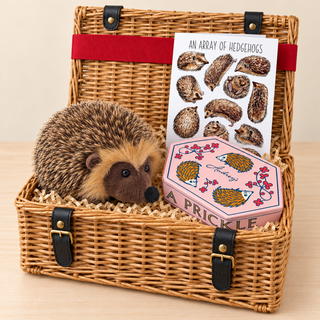 The Little Hedgehog Birthday Gift Hamper – Soft Toy, Chocolates & Card