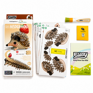 EUGY Hedgehog 3D Craft Kit – Eco Kids Build Toy