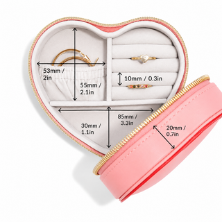 Stackers Heart Travel Jewellery Box – Jewellery Case