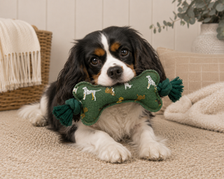 Sophie Allport Fetch Rope Dog Toy | Squeaky Tug Toy for Dogs