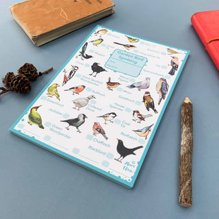 Garden Birds Wildlife spotting notepad