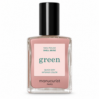 Manucurist Green Nail Polish – Shell Beige (84% Bio-Sourced)