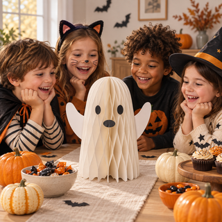Sass & Belle Ghost Honeycomb Paper Halloween Decoration