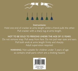 Sophie Allport Woodland Friends Christmas Crackers – Set of Six (Recyclable & Plastic-Free)