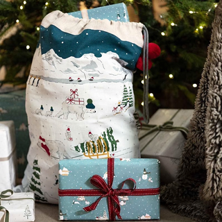 Sophie Allport Snow Season Christmas Sack – Eco-Friendly Cotton Gift Bag