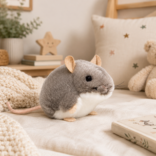 Grey Mouse Soft Toy – Hermann Plush Animal