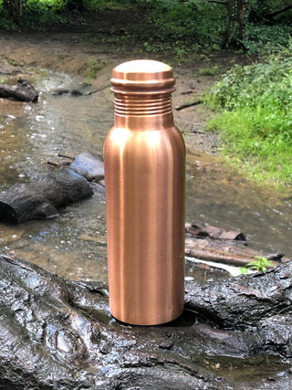 Plain Matt Copper Water Bottle – 700ml