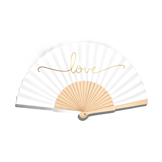 Love Hand Fan – Elegant Cooling for Summer Celebrations