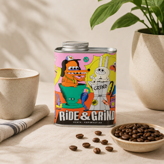Kenya Karimikui Whole Coffee Beans Tin 250g – Ride & Grind