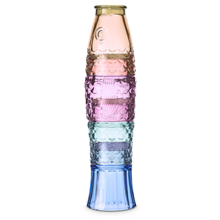 Uberstar Rainbow Fish Glasses – Set of 4 Ombre Stacking Tumblers 250ml